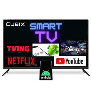 큐빅스 스마트 TV 모음전 구글 안드로이드 75인치 ~ 32인치 LED TV UHD 4K QLED 스마트티비 넷플릭스 유튜브 WIFI IPTV