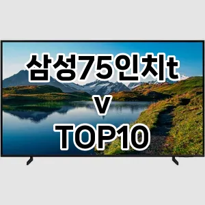[특가추천] 삼성75인치tv 추천 순위  TOP10 구매가이드 2024년 6월5주차
